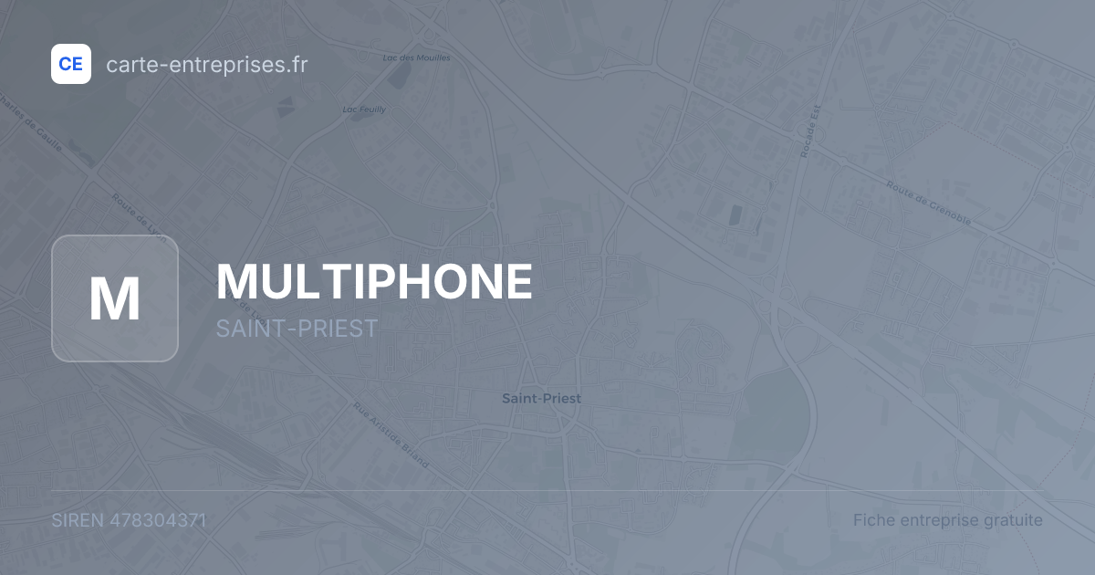 MULTIPHONE — 478304371 — fiche entreprise