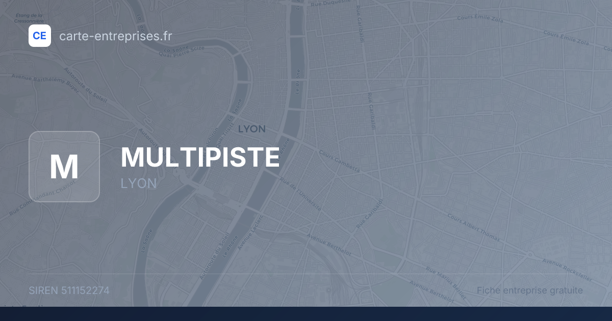MULTIPISTE — 511152274 — fiche entreprise