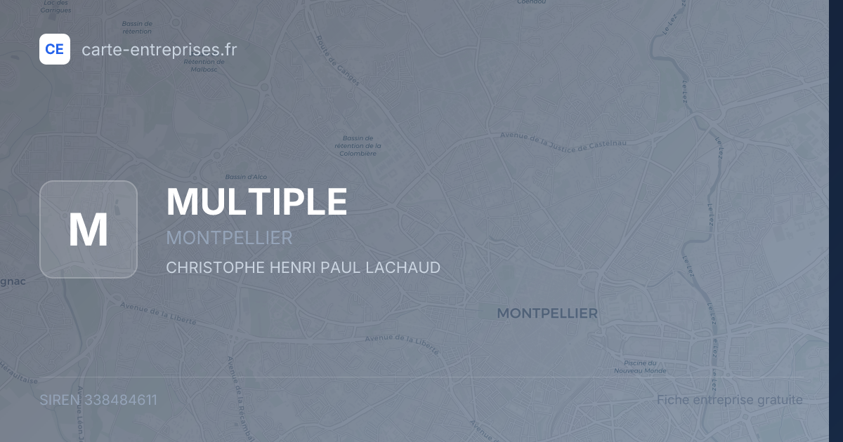 MULTIPLE — 338484611 — fiche entreprise