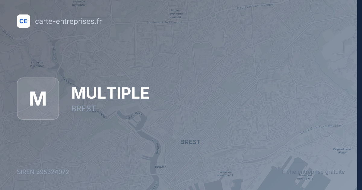 MULTIPLE — 395324072 — fiche entreprise