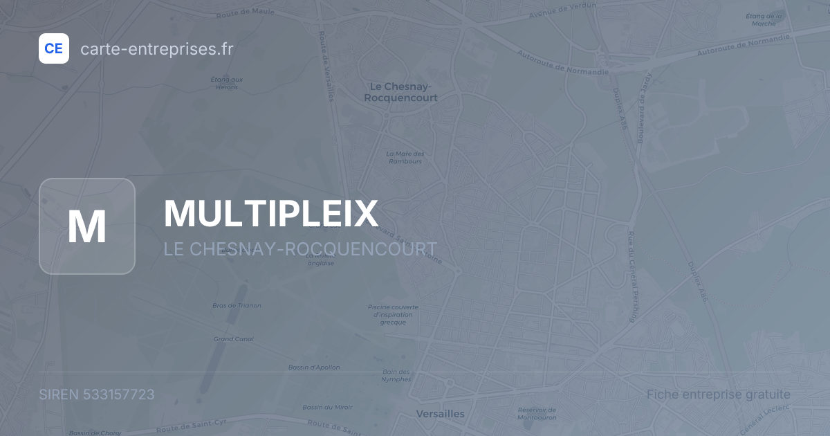 MULTIPLEIX — 533157723 — fiche entreprise