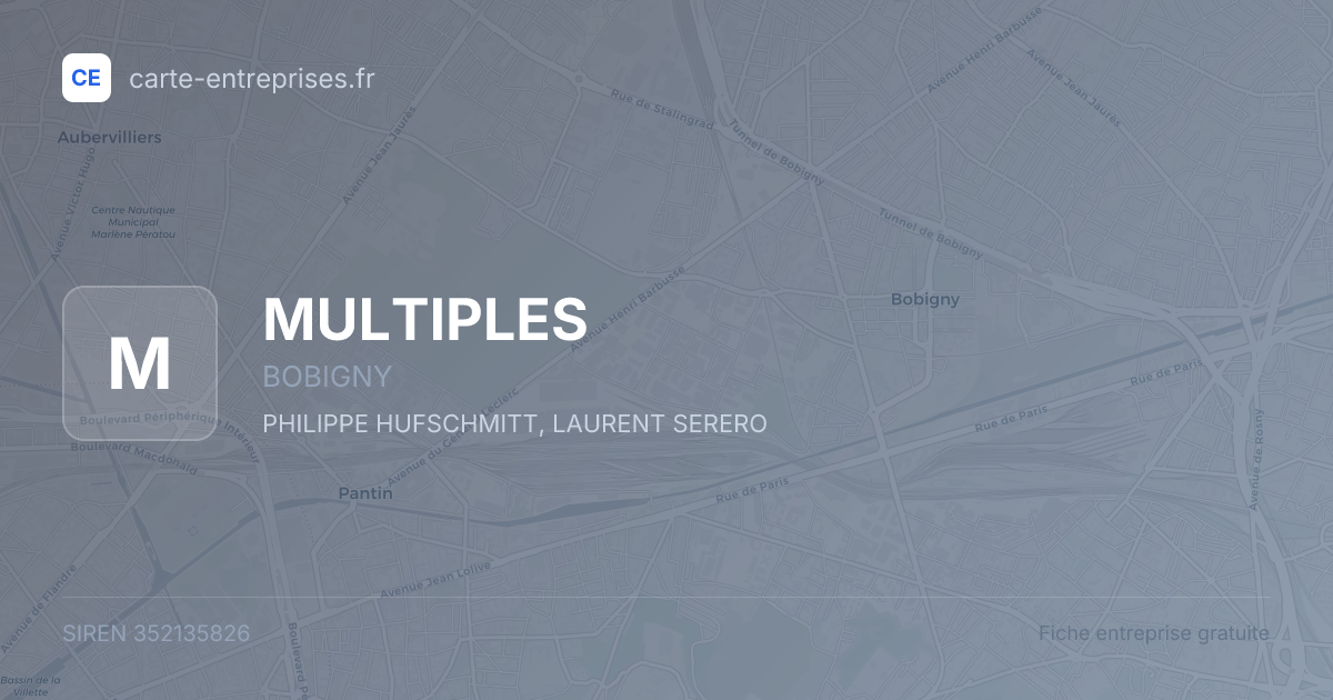 MULTIPLES — 352135826 — fiche entreprise