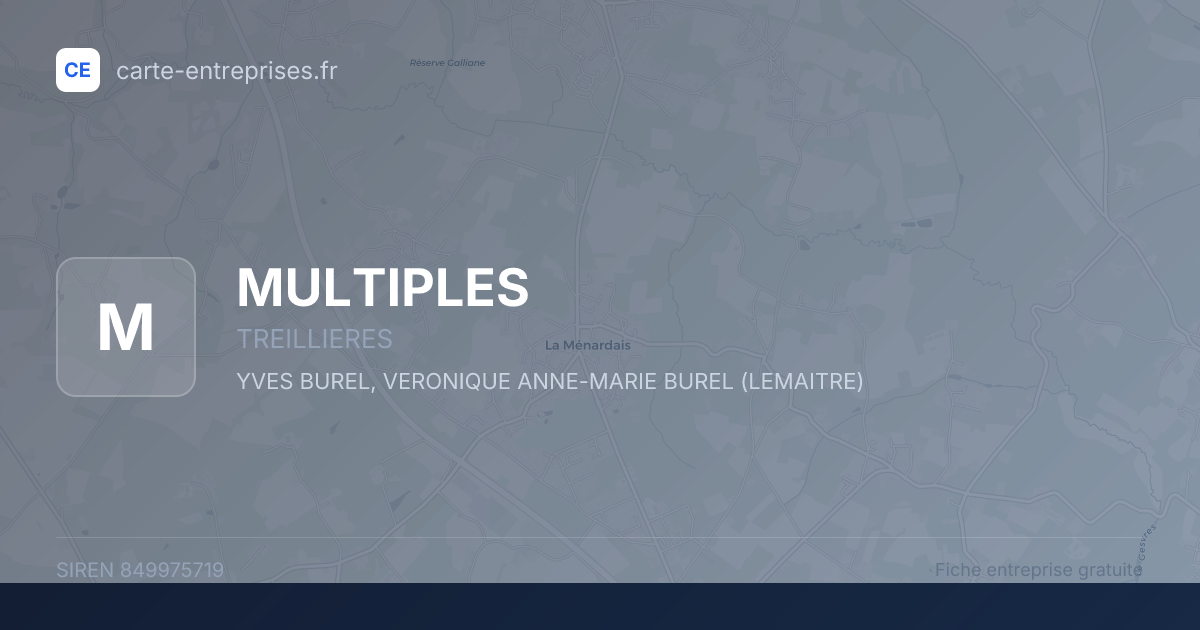 MULTIPLES — 849975719 — fiche entreprise