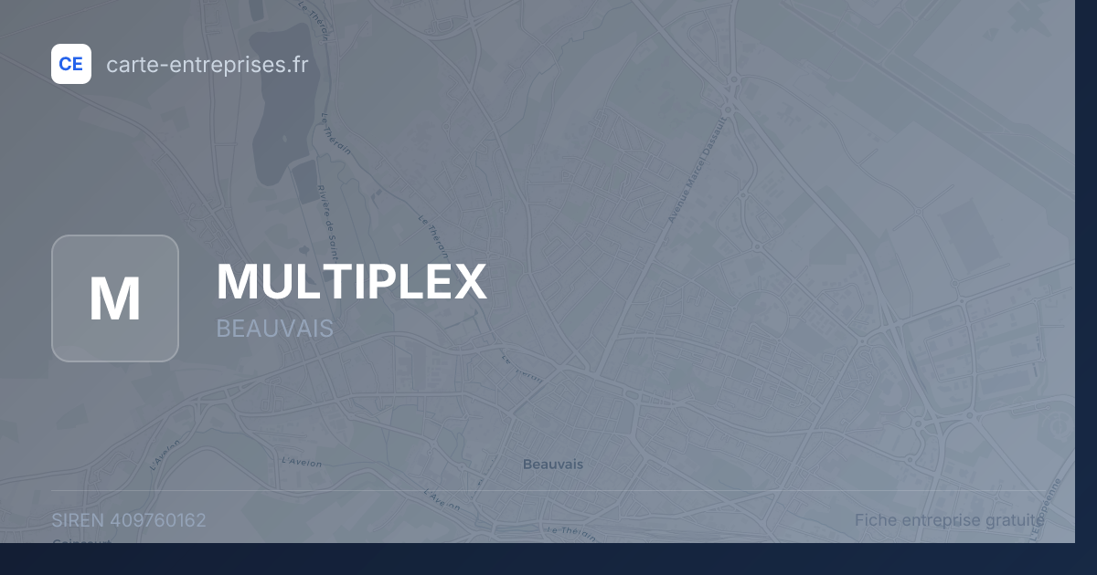 MULTIPLEX — 409760162 — fiche entreprise
