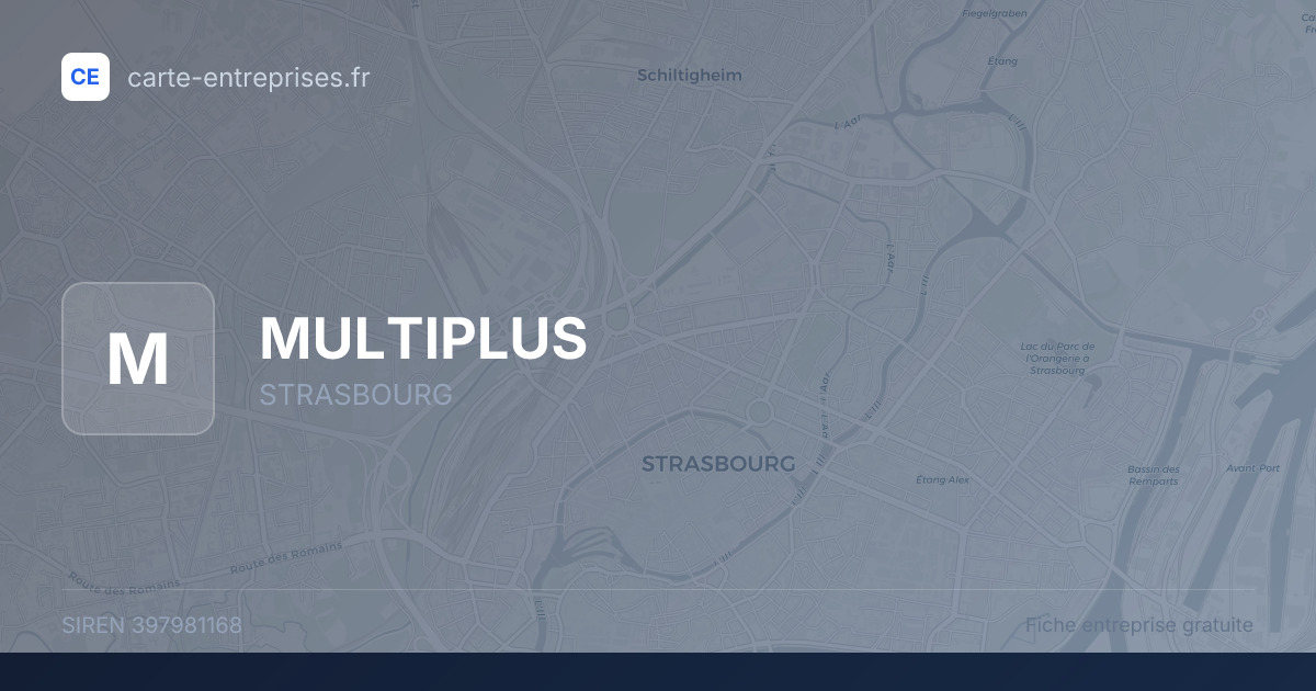 MULTIPLUS — 397981168 — fiche entreprise