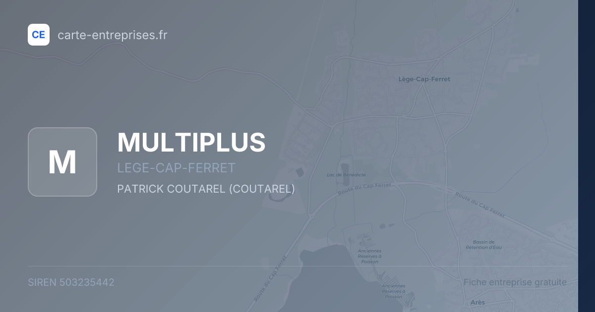 MULTIPLUS — 503235442 — fiche entreprise