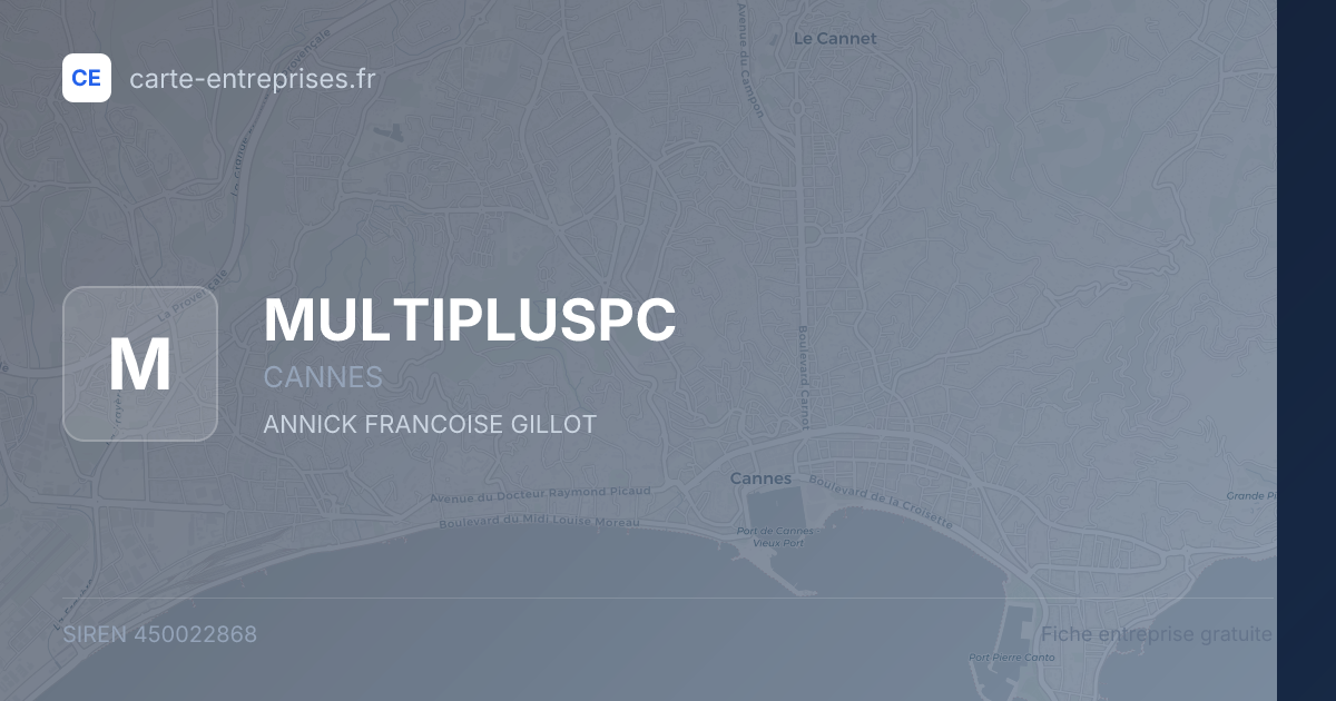 MULTIPLUSPC — 450022868 — fiche entreprise