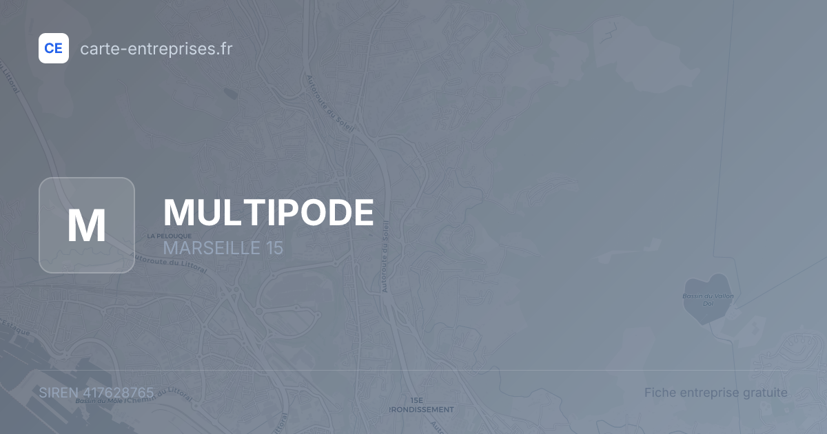 MULTIPODE — 417628765 — fiche entreprise