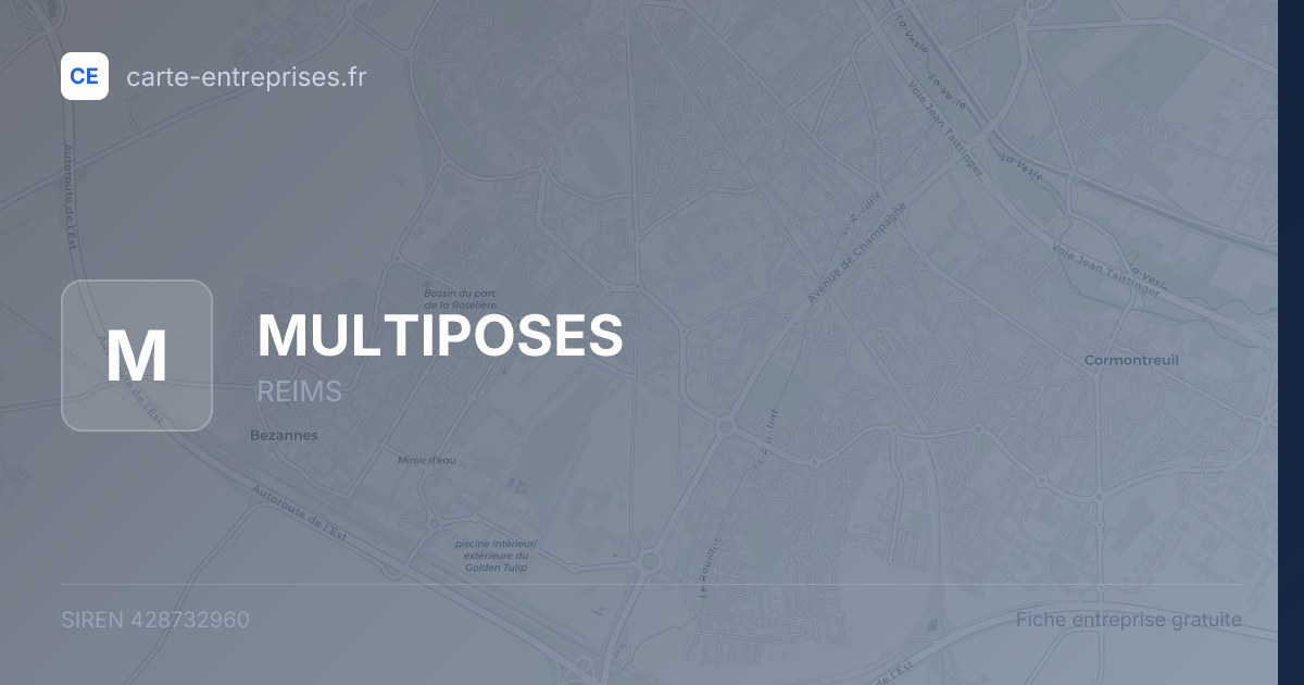 MULTIPOSES — 428732960 — fiche entreprise
