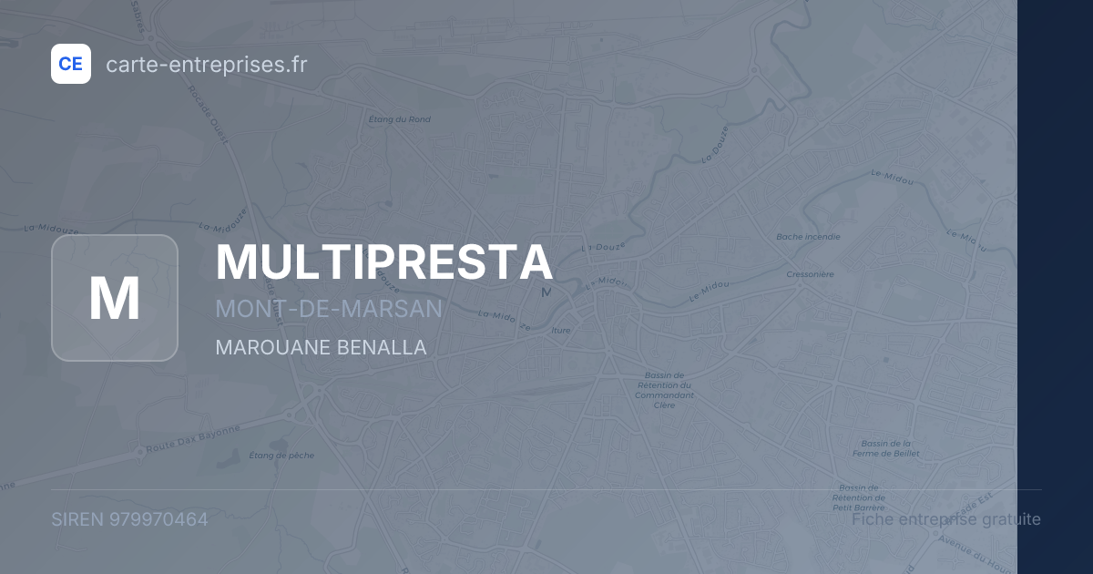 MULTIPRESTA — 979970464 — fiche entreprise