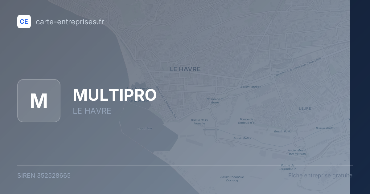 MULTIPRO — 352528665 — fiche entreprise