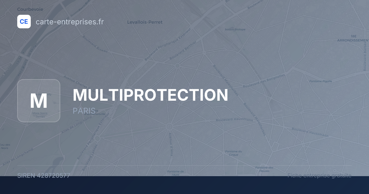 MULTIPROTECTION — 428720577 — fiche entreprise
