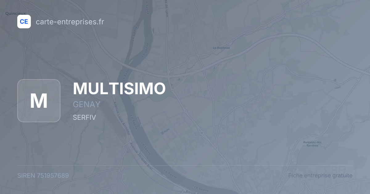 MULTISIMO — 751957689 — fiche entreprise