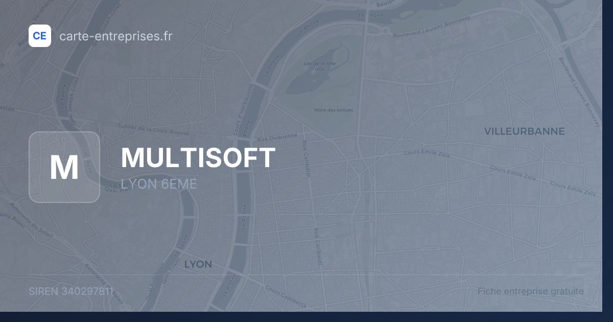 MULTISOFT — 340297811 — fiche entreprise
