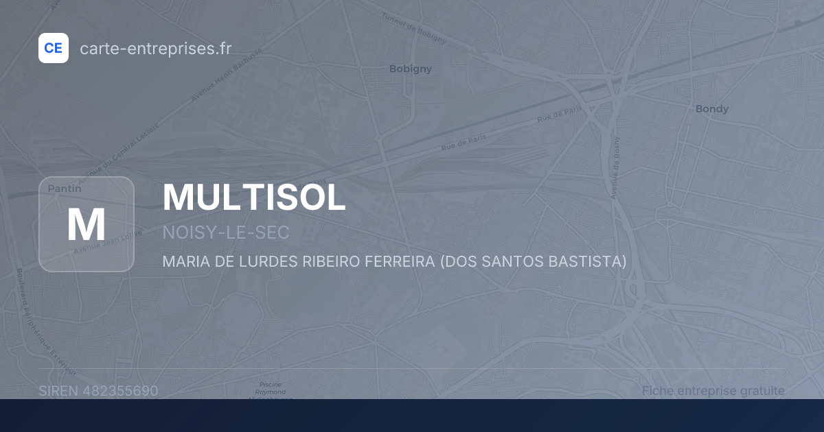 MULTISOL — 482355690 — fiche entreprise