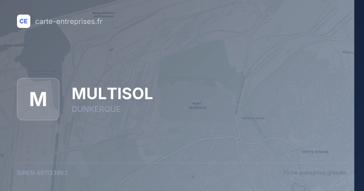 MULTISOL — 491133963 — fiche entreprise