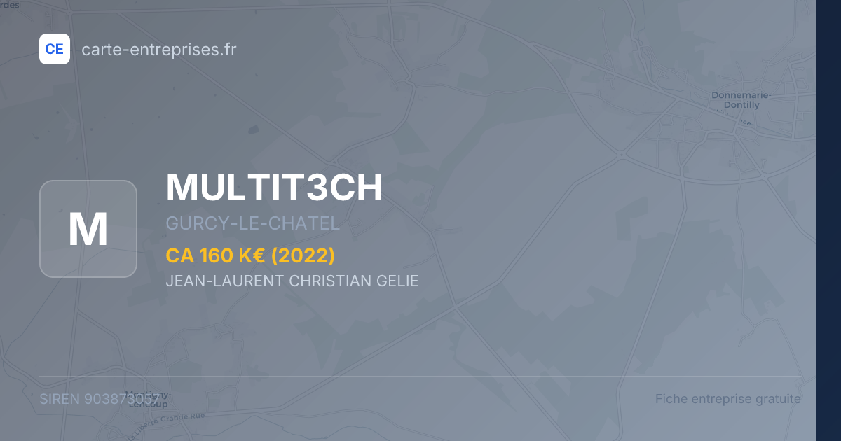 MULTIT3CH — 903873057 — fiche entreprise