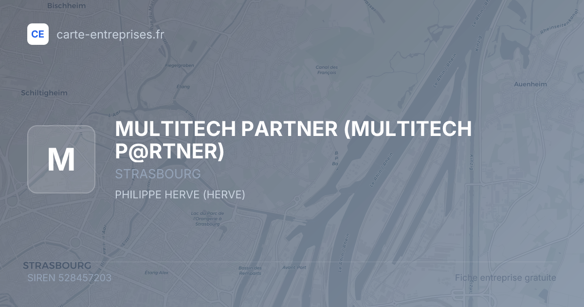 MULTITECH PARTNER (MULTITECH P@RTNER) — 528457203 — fiche entreprise