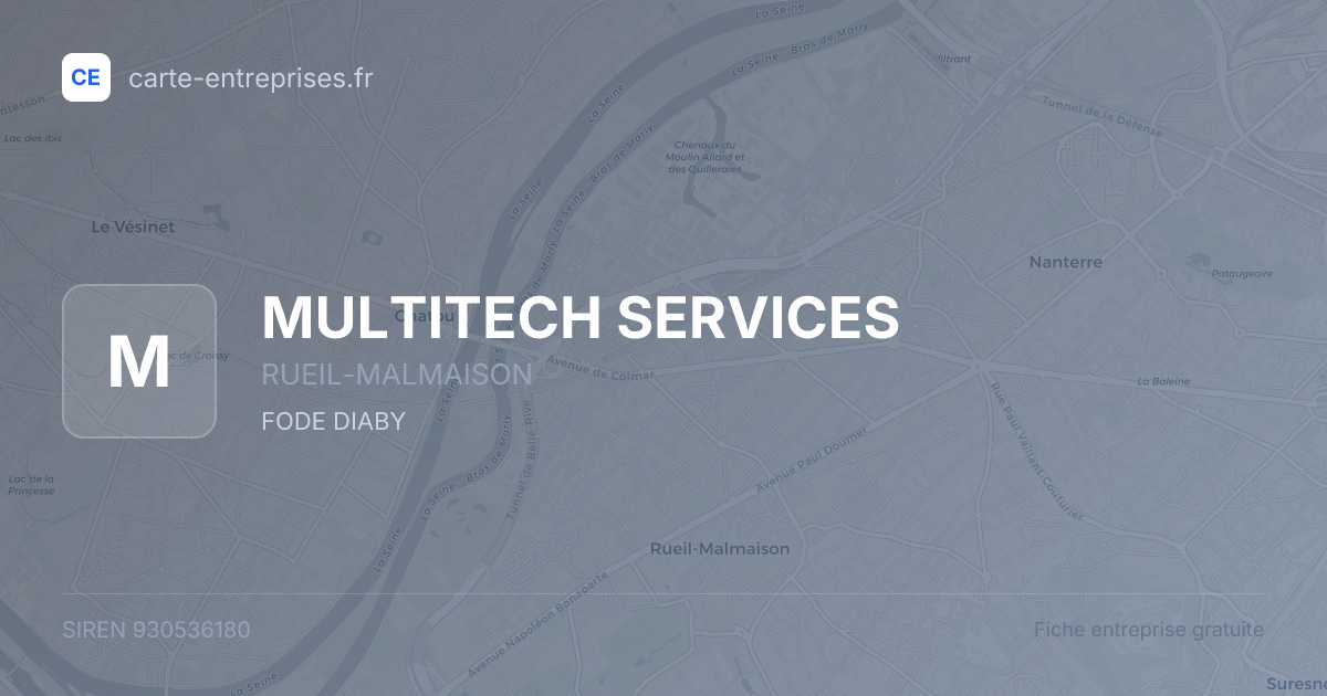MULTITECH SERVICES — 930536180 — fiche entreprise
