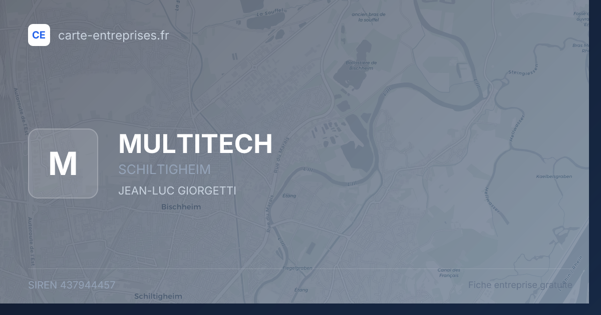 MULTITECH — 437944457 — fiche entreprise