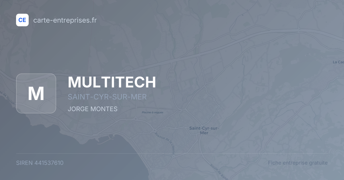 MULTITECH — 441537610 — fiche entreprise