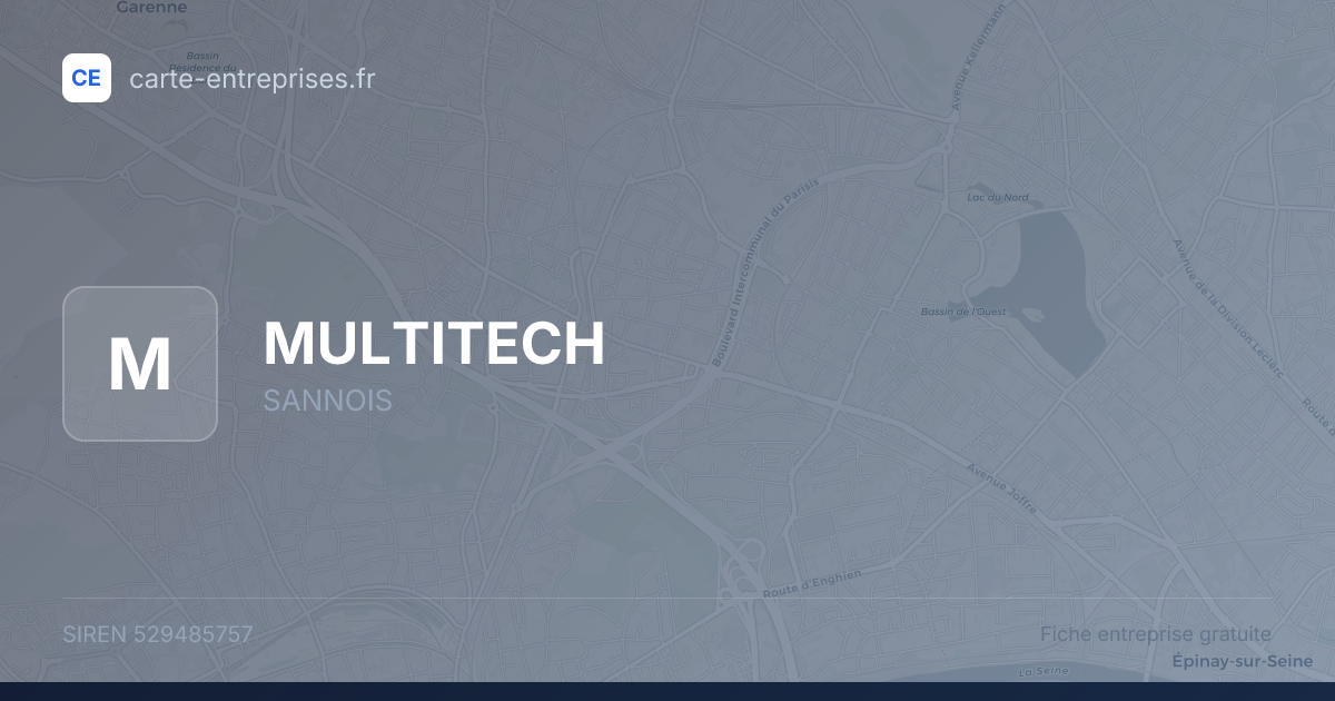 MULTITECH — 529485757 — fiche entreprise