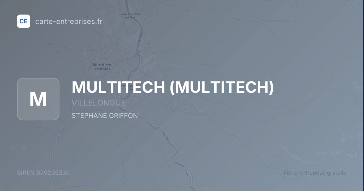 MULTITECH — 829235332 — fiche entreprise