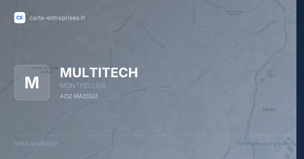MULTITECH — 849954201 — fiche entreprise
