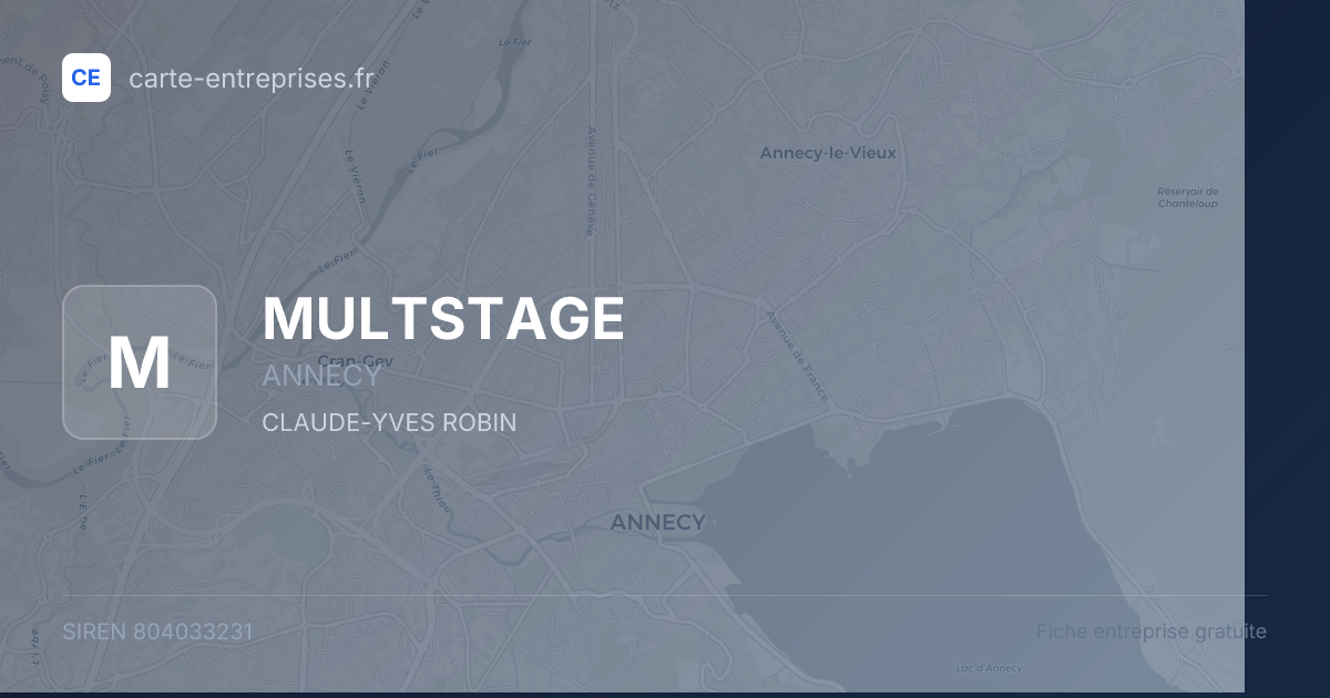 MULTSTAGE — 804033231 — fiche entreprise