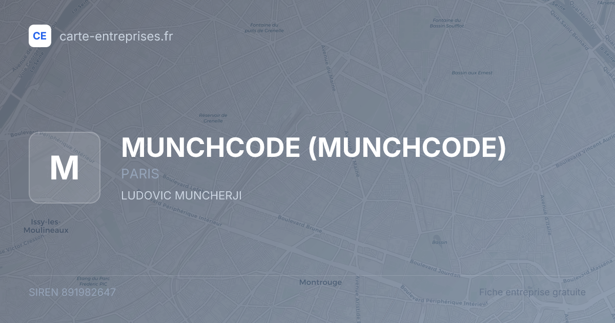 MUNCHCODE — 891982647 — fiche entreprise