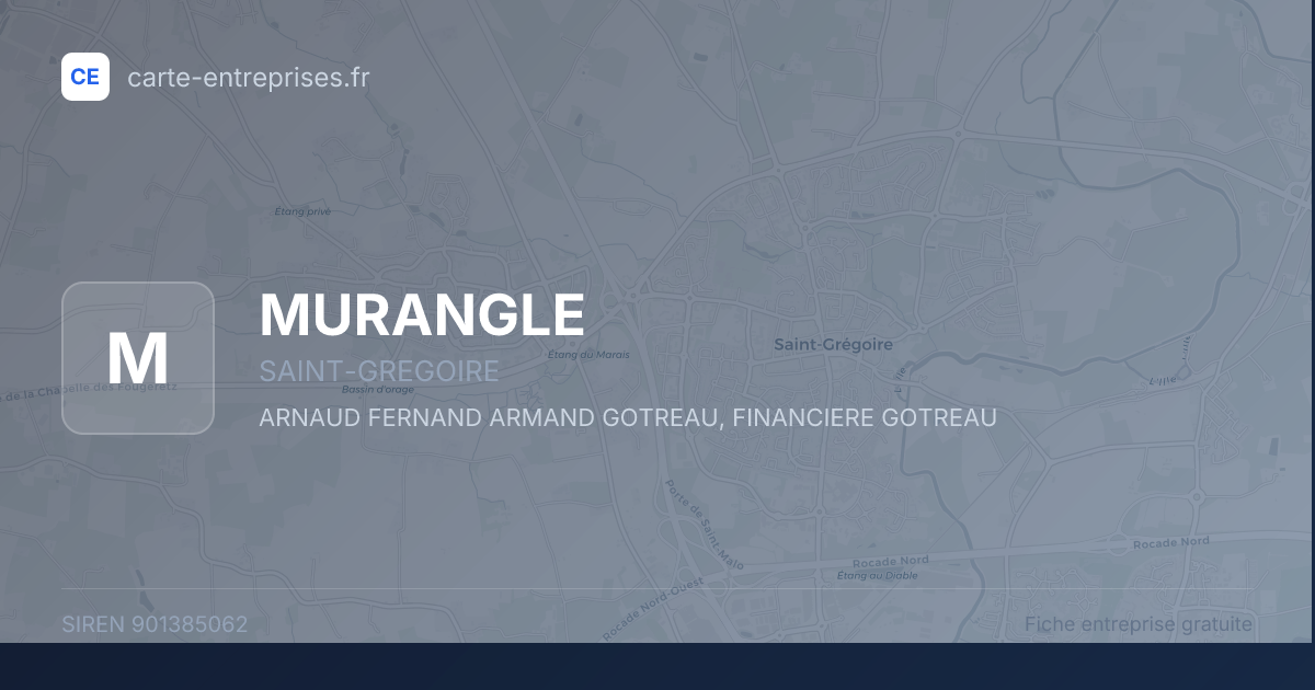 MURANGLE — 901385062 — fiche entreprise