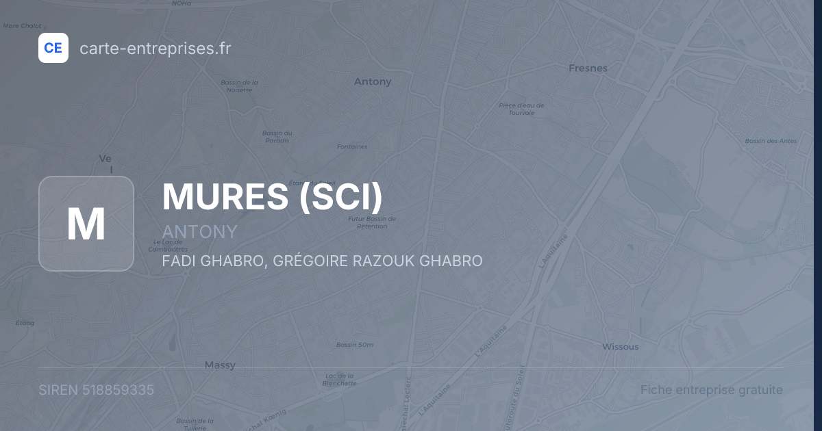 MURES (SCI) — 518859335 — fiche entreprise