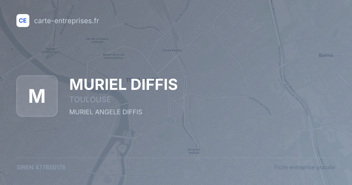 MURIEL DIFFIS — 477850176 — fiche entreprise