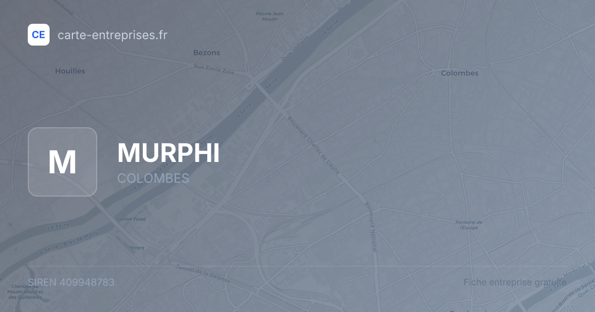 MURPHI — 409948783 — fiche entreprise