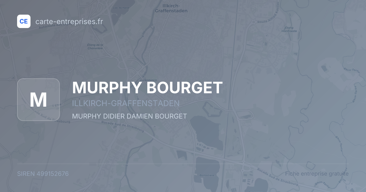 MURPHY BOURGET — 499152676 — fiche entreprise
