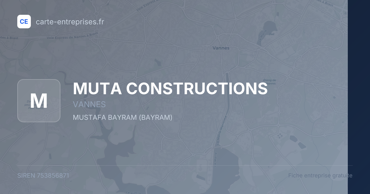 MUTA CONSTRUCTIONS — 753856871 — fiche entreprise