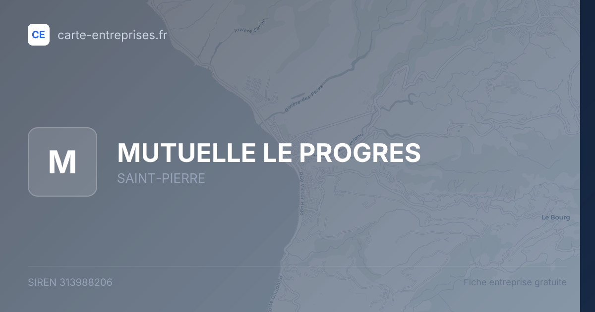MUTUELLE LE PROGRES — 313988206 — fiche entreprise