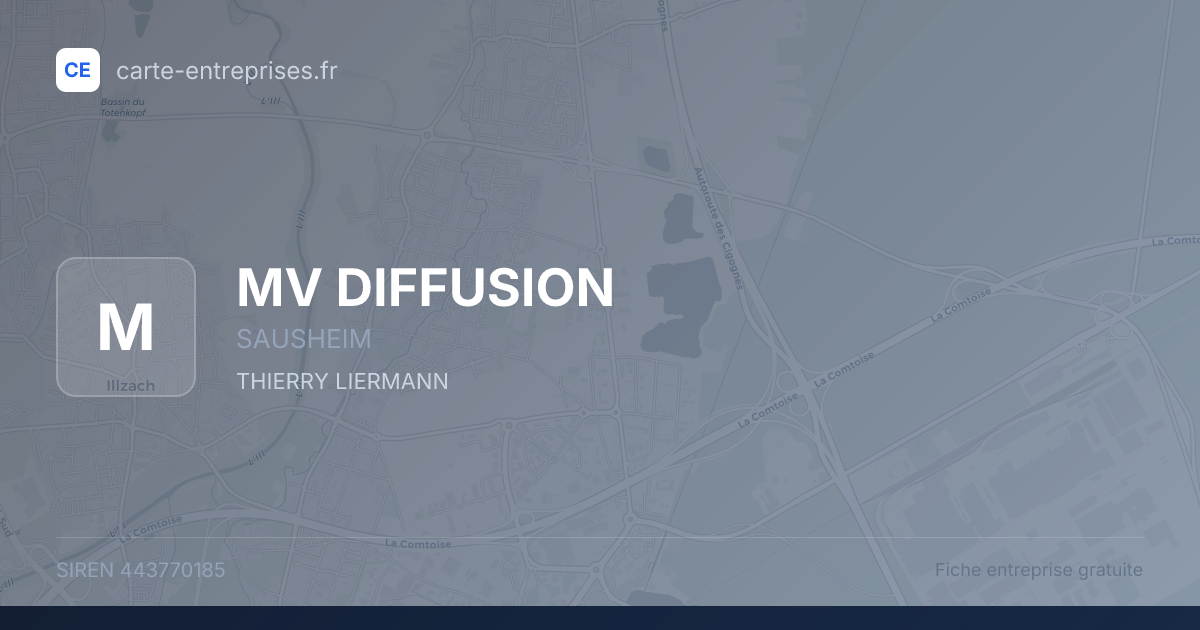 MV DIFFUSION — 443770185 — fiche entreprise