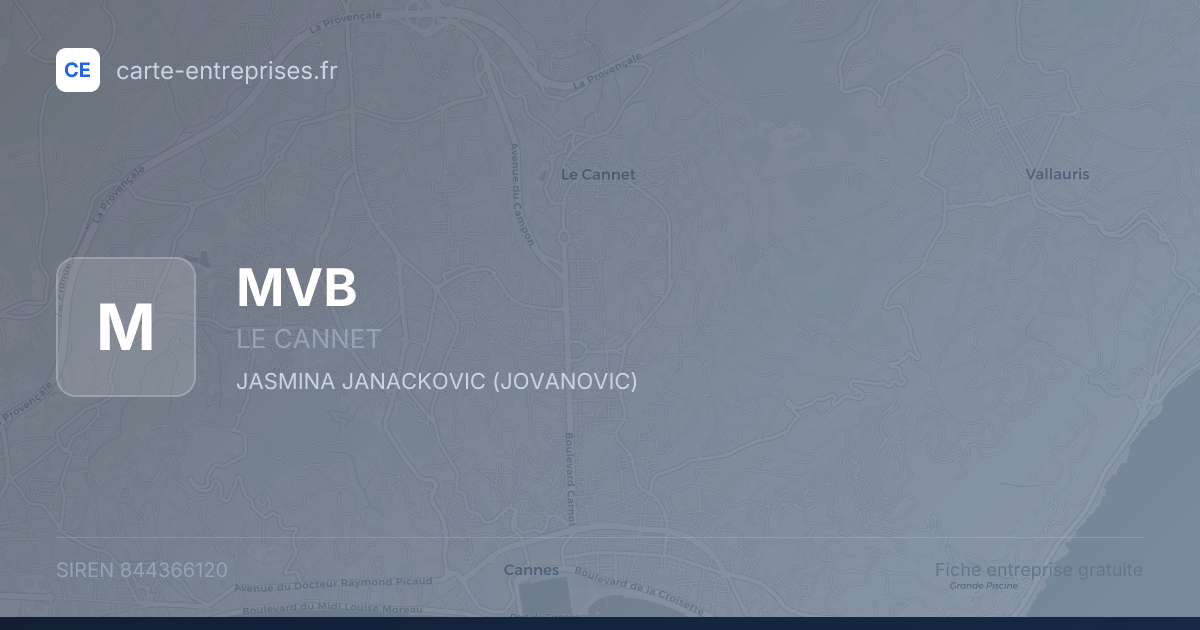 MVB — 844366120 — fiche entreprise