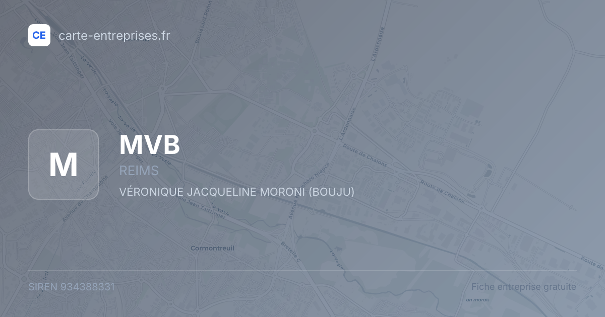 MVB — 934388331 — fiche entreprise