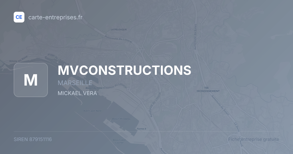 MVCONSTRUCTIONS — 879151116 — fiche entreprise