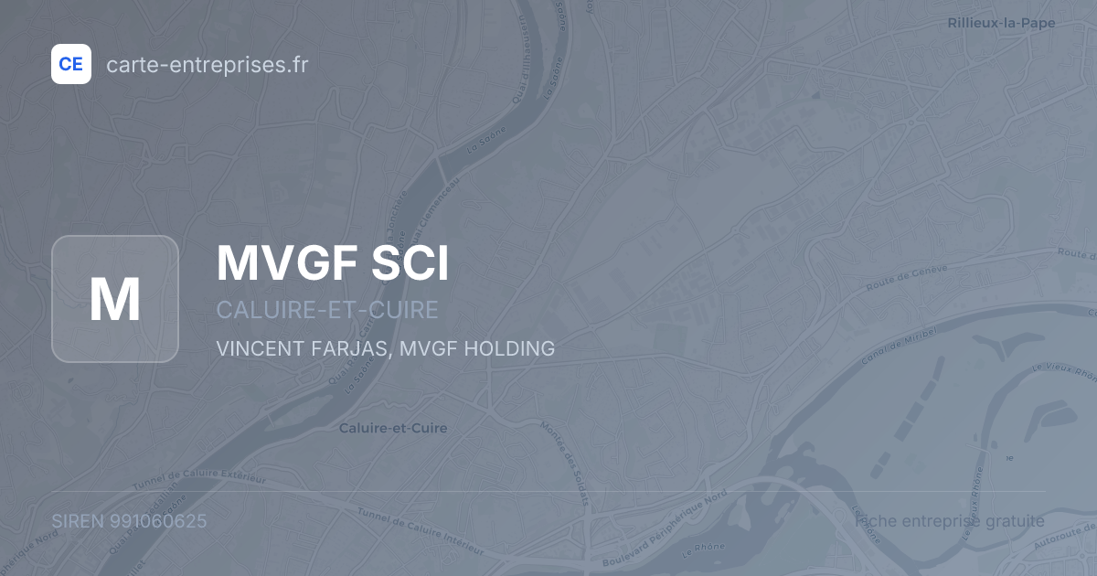 MVGF SCI — 991060625 — fiche entreprise