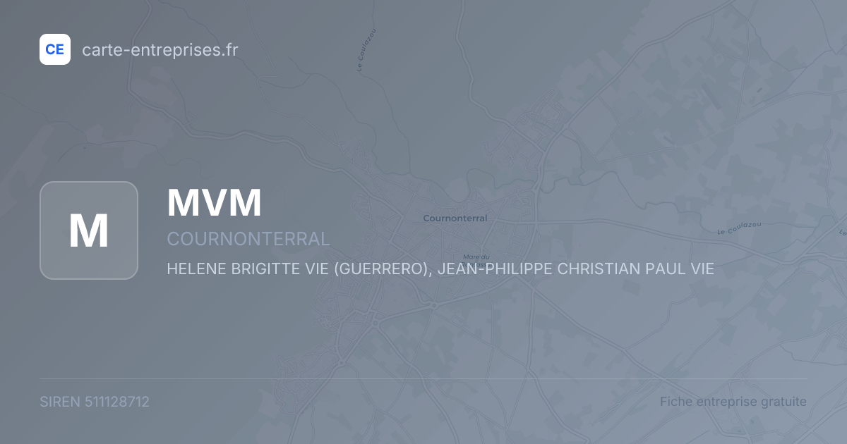 MVM — 511128712 — fiche entreprise