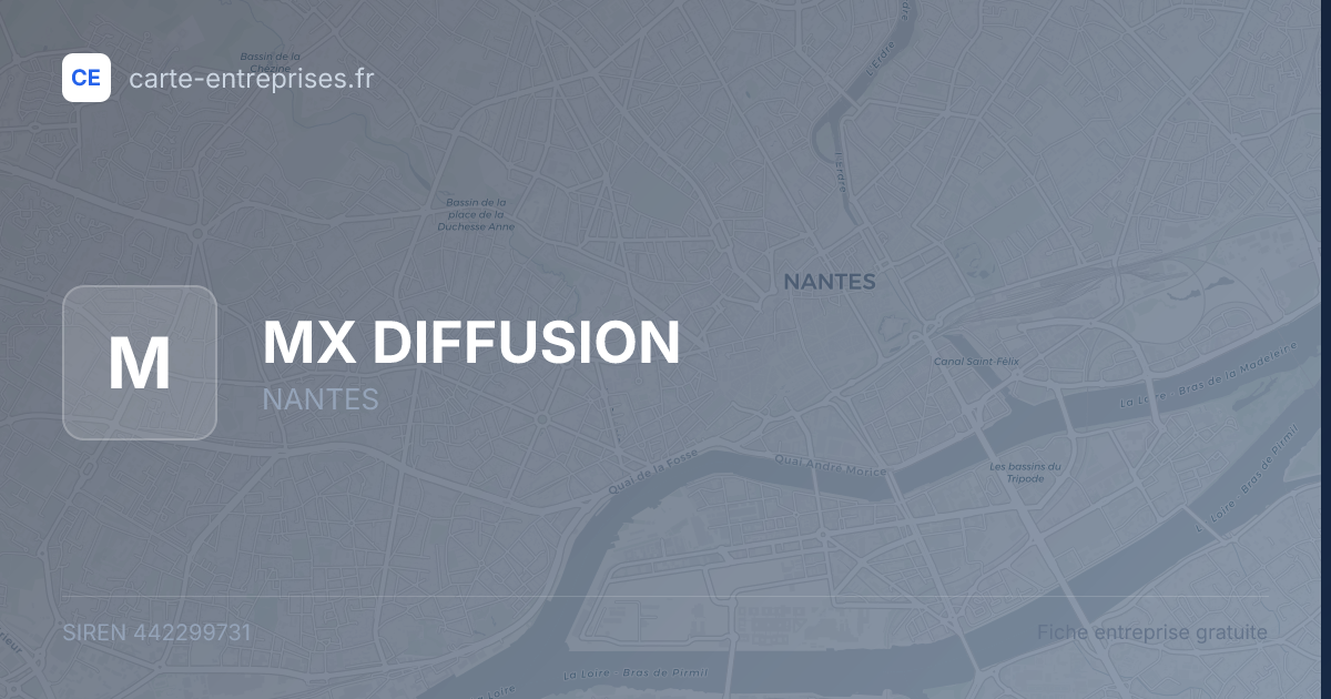MX DIFFUSION — 442299731 — fiche entreprise