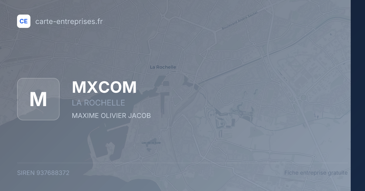 MXCOM — 937688372 — fiche entreprise