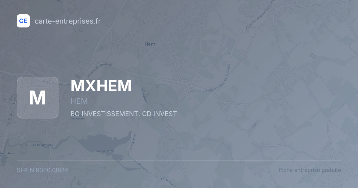 MXHEM — 930073846 — fiche entreprise