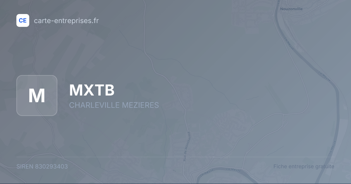 MXTB — 830293403 — fiche entreprise
