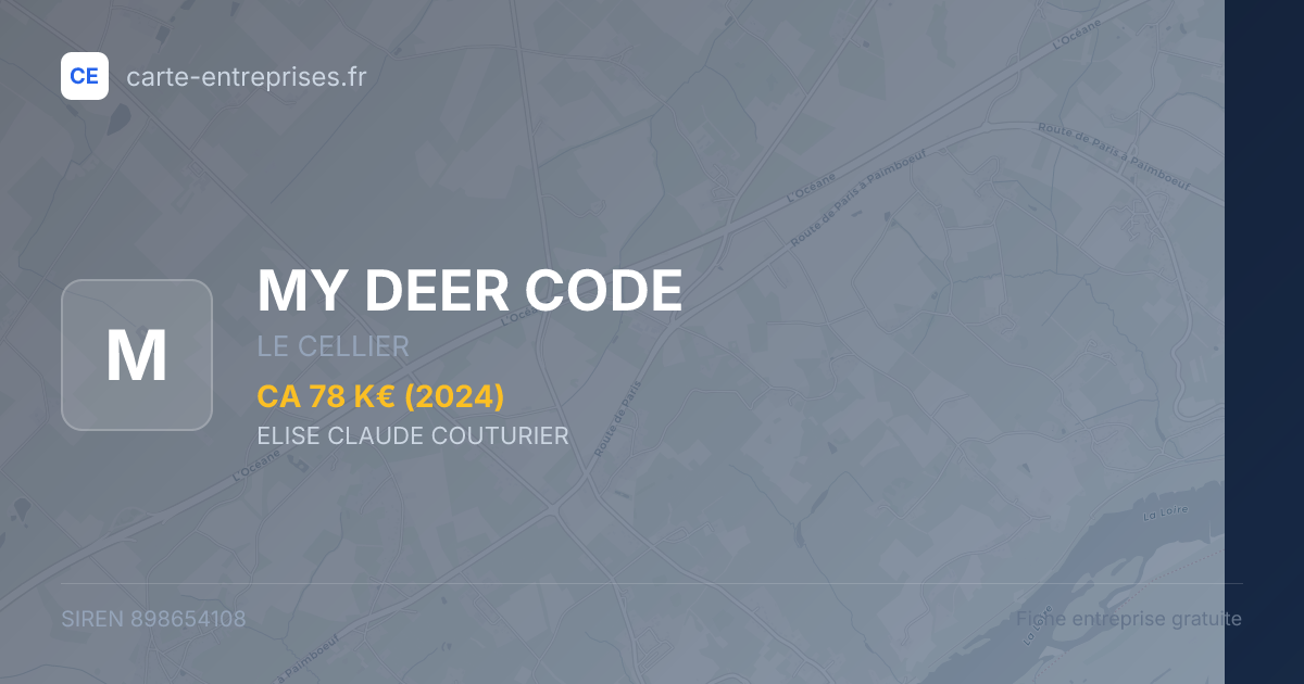 MY DEER CODE — 898654108 — fiche entreprise