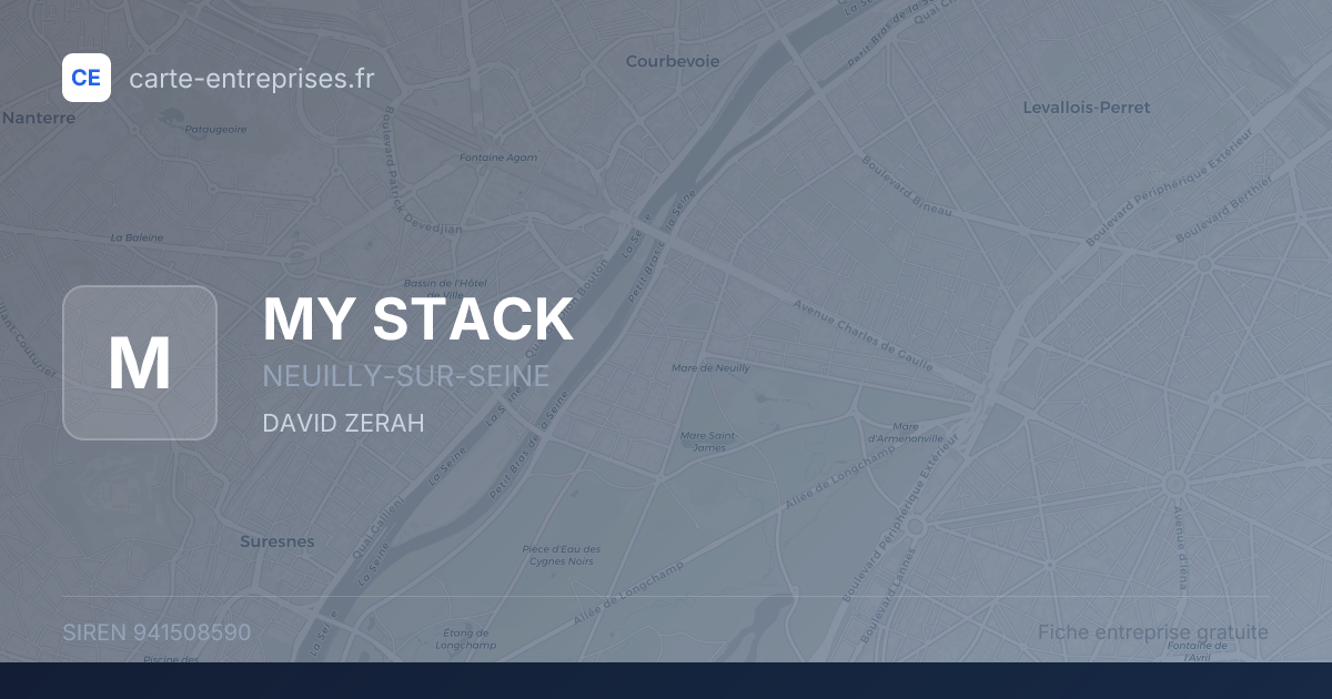 MY STACK — 941508590 — fiche entreprise