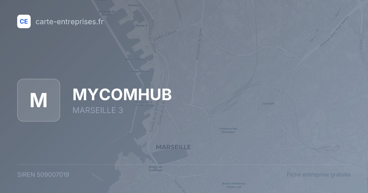 MYCOMHUB — 509007019 — fiche entreprise